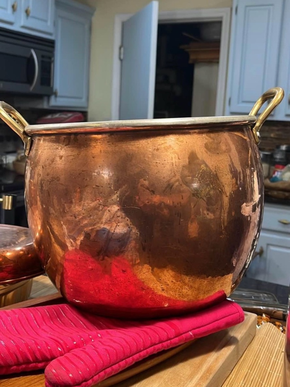 Ruffoni Copper Stock Pot - Polished Copper Finish made in Italy,price firm. 14q